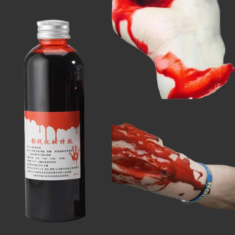 1 Bottles 30-100ml Makeup Blood Halloween Emulation Fake Blood Props