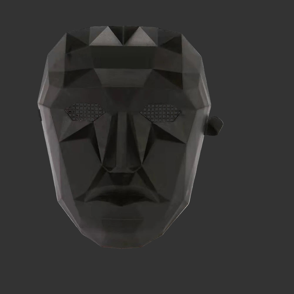 Game Cosplay Mask Full Face Masks Masquerade Accessories Square Circle Triangle Party Masks Korean TV Cosplay Costumes Mask Toys