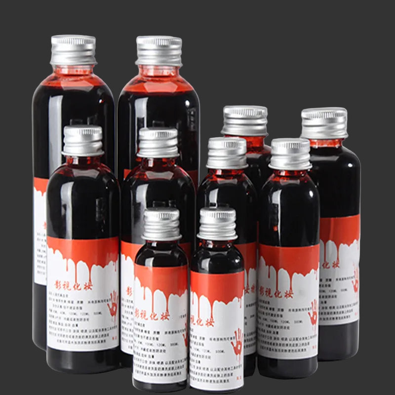 1 Bottles 30-100ml Makeup Blood Halloween Emulation Fake Blood Props