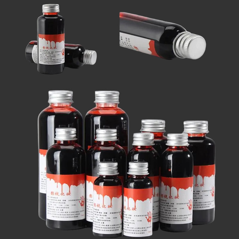 1 Bottles 30-100ml Makeup Blood Halloween Emulation Fake Blood Props
