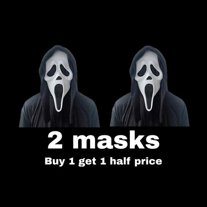 Scream Ghost  Mask Official Movie Horror Mask for Halloween Cosplay & Costumes