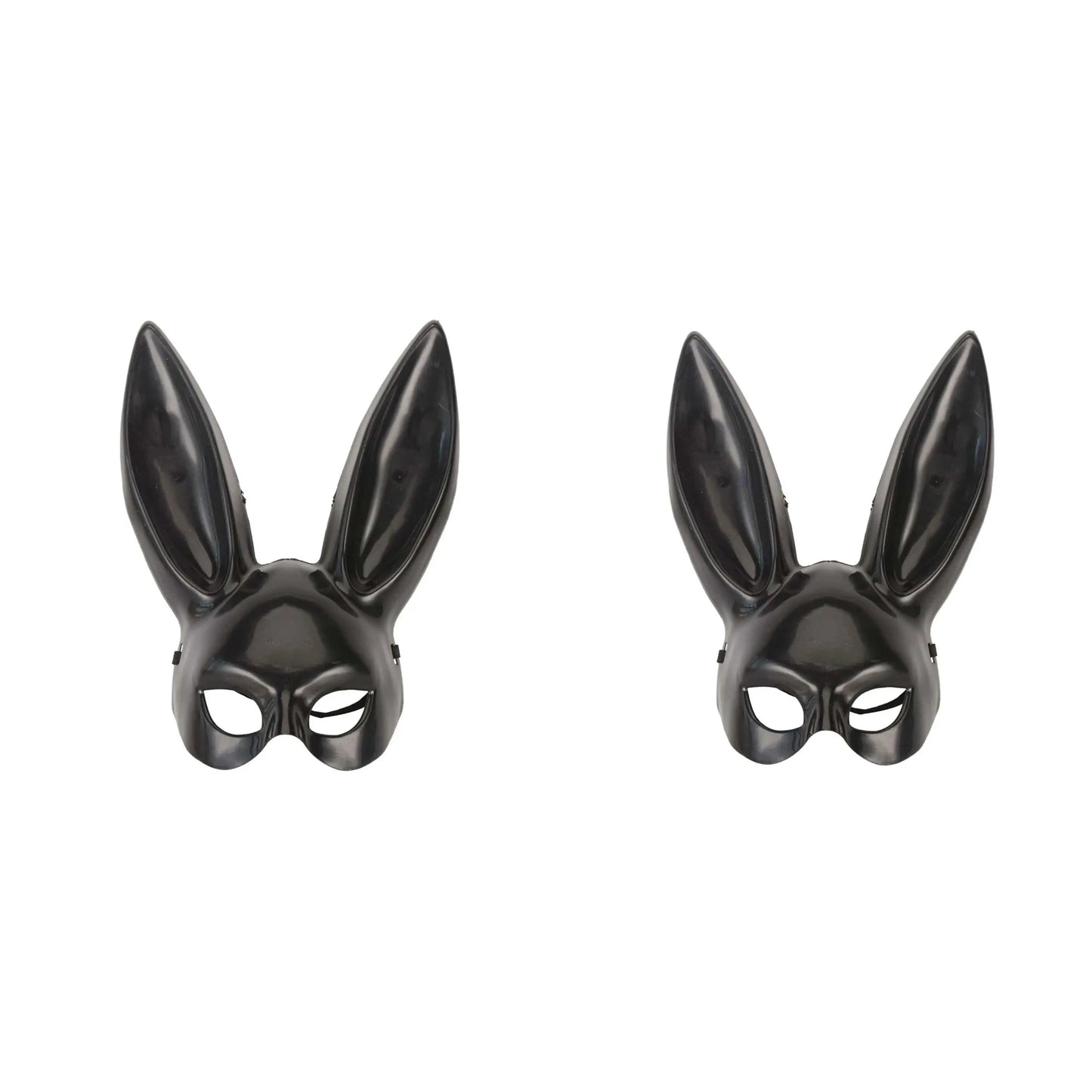 Black White Rabbit Mask Halloween for couples and best friends