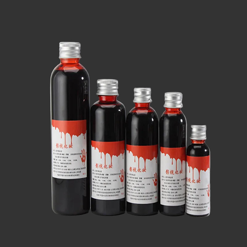 1 Bottles 30-100ml Makeup Blood Halloween Emulation Fake Blood Props