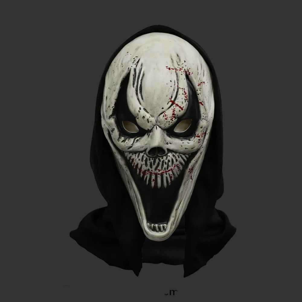 Quality Halloween Movie Scream Horror Face Mask Realistic Creepy Ghost Masks Stick Tongue Out Funny Scary Cosplay Costume Props