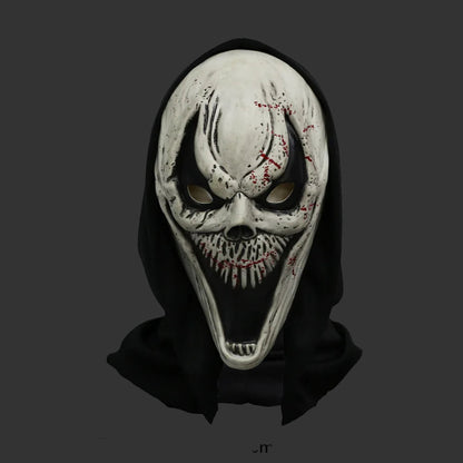 Quality Halloween Movie Scream Horror Face Mask Realistic Creepy Ghost Masks Stick Tongue Out Funny Scary Cosplay Costume Props