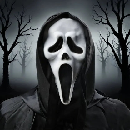 Scream Ghost  Mask Official Movie Horror Mask for Halloween Cosplay & Costumes