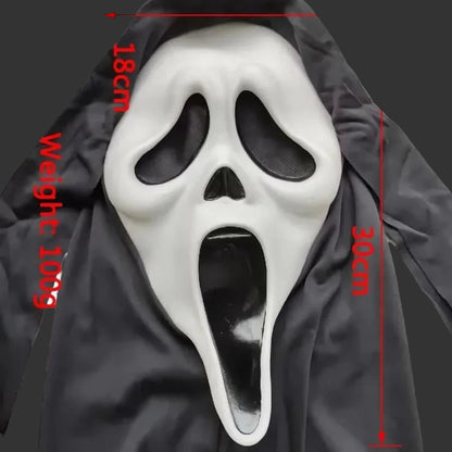 Scream Ghost  Mask Official Movie Horror Mask for Halloween Cosplay & Costumes