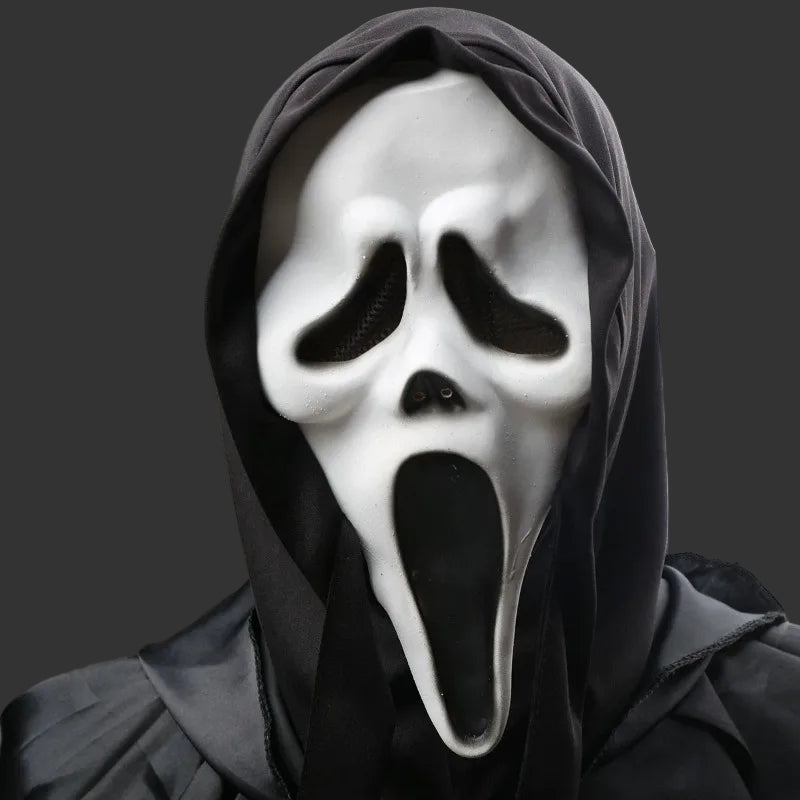 Scream Ghost  Mask Official Movie Horror Mask for Halloween Cosplay & Costumes