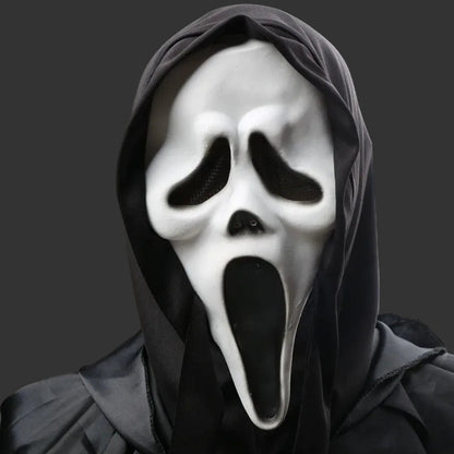 Scream Ghost  Mask Official Movie Horror Mask for Halloween Cosplay & Costumes