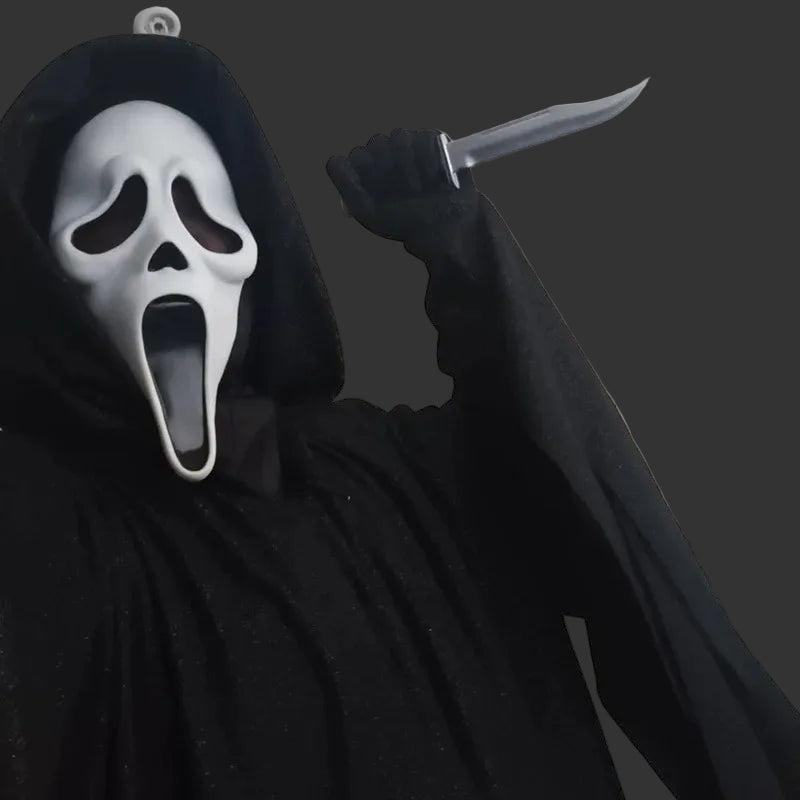 Scream Ghost  Mask Official Movie Horror Mask for Halloween Cosplay & Costumes
