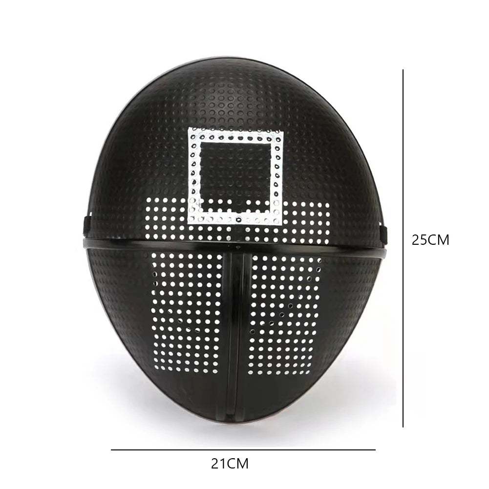 Game Cosplay Mask Full Face Masks Masquerade Accessories Square Circle Triangle Party Masks Korean TV Cosplay Costumes Mask Toys