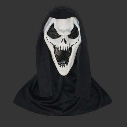 Quality Halloween Movie Scream Horror Face Mask Realistic Creepy Ghost Masks Stick Tongue Out Funny Scary Cosplay Costume Props