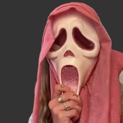 2026 New Hot pink Ghost Face Scream Movie Horror Mask Halloween funny designs